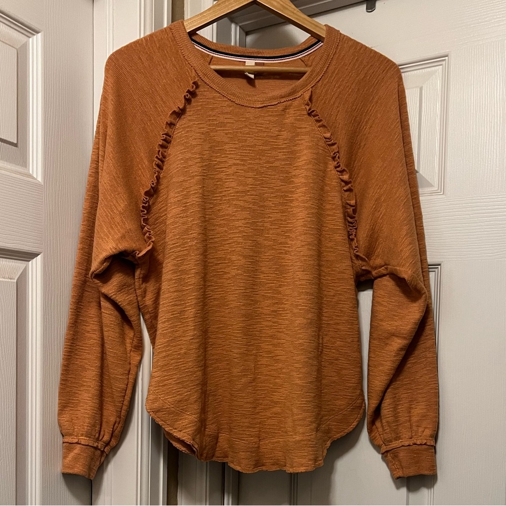 ANTHRO Pilcro ruffled sweater - Picture 2 of 7